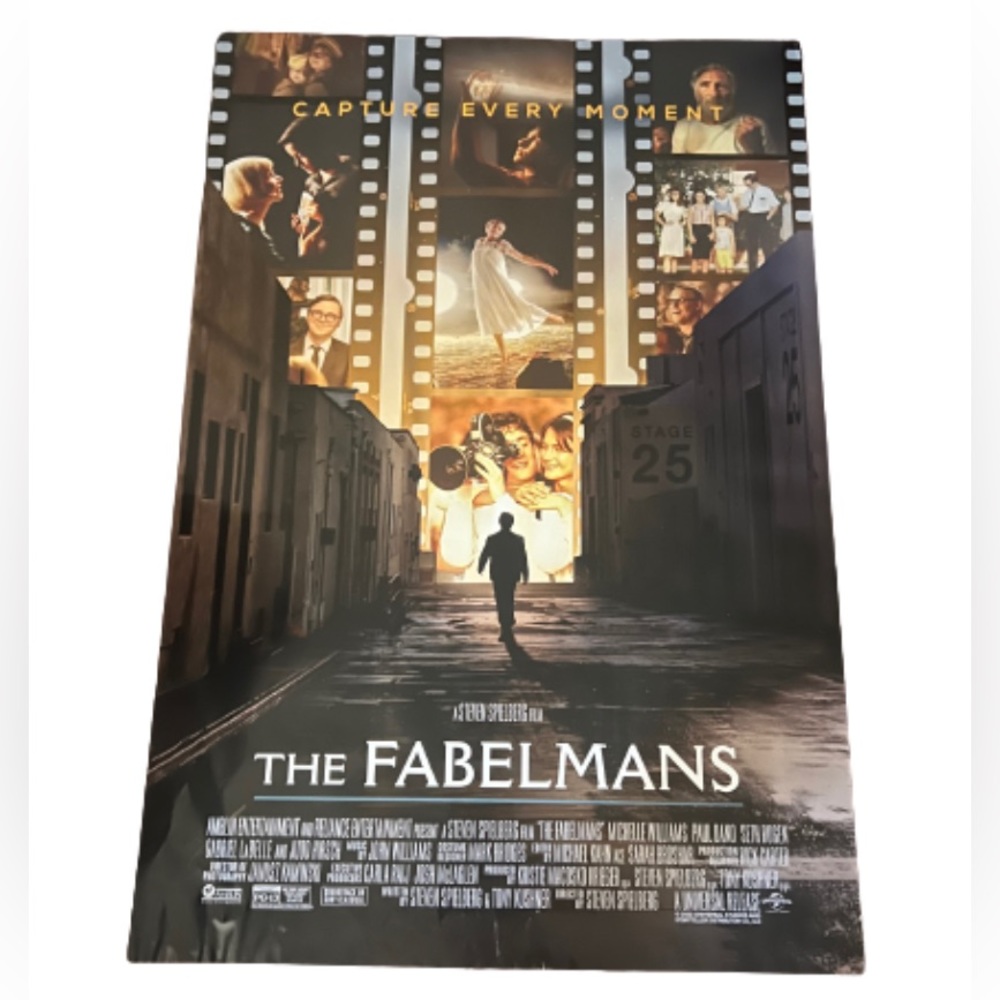 Theater poster THE FABELMANS original size from the theater 27width & 40length